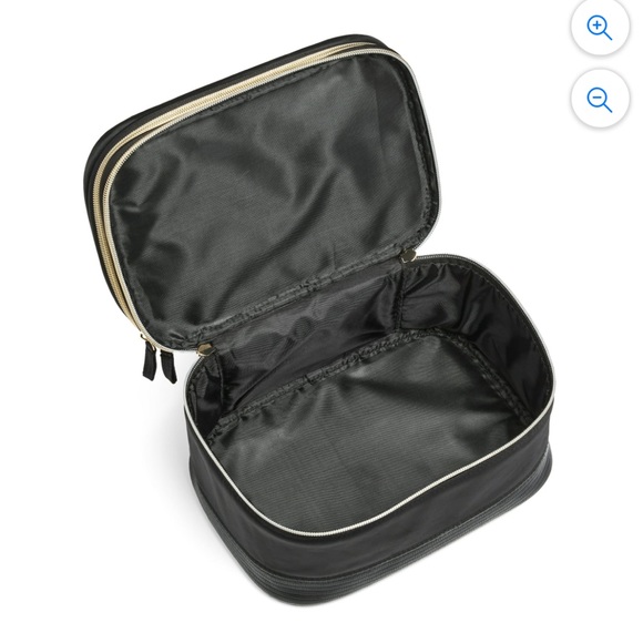 Modella Dual Zipper Cosmetic Toiletry Travel Bag for Makeup & Accessories - Picture 11 of 11